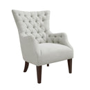 Hannah - Button Tufted Wing Chair by HouseOfZazla