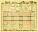 Vintage Map of Eaton County, Michigan 1860