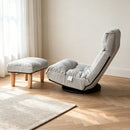 Adjustable Japanese Reclining Floor Chair Sofa With Metal Frame For Living Room by Unique Piece Furniture