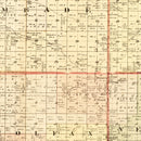 Vintage Map of Huron County, Michigan 1875