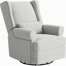 Extra Wide Swivel Recliner Glider Chair With Footrest by HouseOfZazla