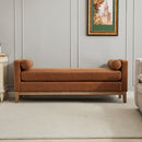 Walker Edison | Elegant Upholstered Bench