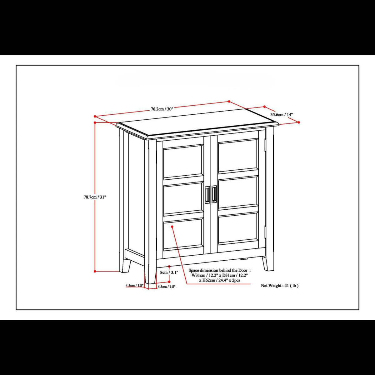 Burlington - Handcrafted Low Storage Cabinet, photo 14 of 40