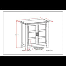 Burlington - Handcrafted Low Storage Cabinet by Unique Piece Furniture