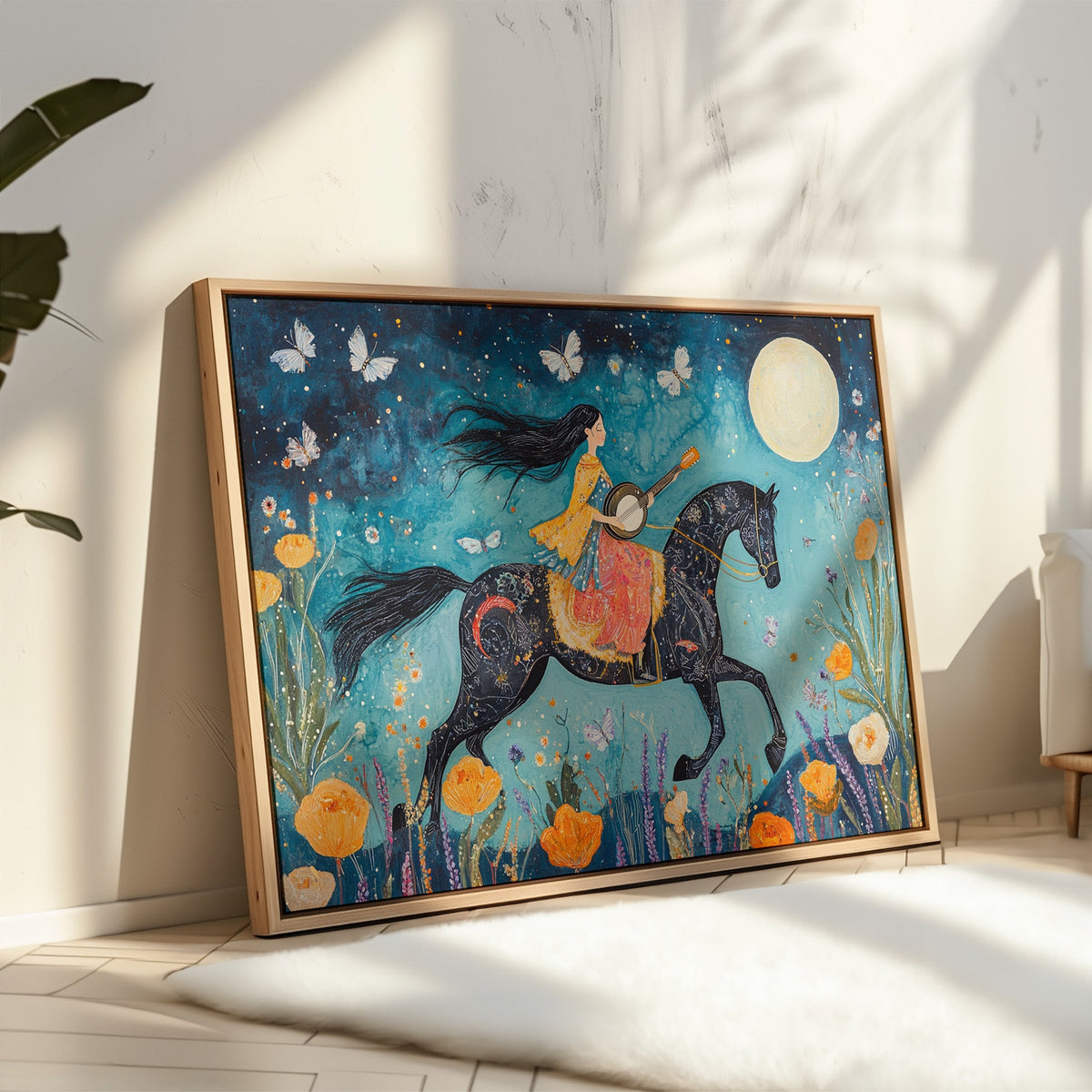 Moonlit Melody on Midnight Horseback, photo 5 of 16