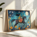 Moonlit Melody on Midnight Horseback