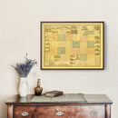 Vintage Map of Fond du Lac County, Wisconsin 1858