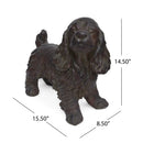Josie Dog Cast Stone Garden Statue by HouseOfZazla