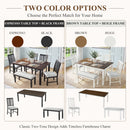 59"-77" Extendable Dining Table for 4–6 People