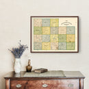 Vintage Map of Cottonwood County, Minnesota 1898