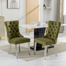 Nikki - Contemporary Upholstered Dining Chair (Set of 2) by HouseOfZazla
