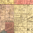 Vintage Map of Watonwan County, Minnesota 1898
