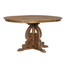 5-Piece Retro Functional Dining Set, 1 Extendable Table with a 16-inch Leaf and 4 Upholstered Chairs for Dining Room and Kitchen (Walnut)