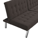 Modern Sofa Bed With Wood Frame And Stainless Legs by HouseOfZazla