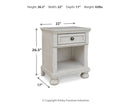 Robbinsdale - One Drawer Night Stand - Antique White by Unique Piece Furniture