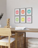 Colorful affirmations