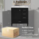 30" Bathroom Vanity with Sink Combo Set