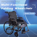 Premium Foldable Transport Wheelchair for Adults by HouseOfZazla