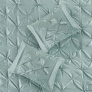 7 Piece Tufted Comforter Set Seafoam King