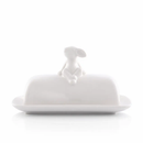 Porcelain Sitting Bunny Butter Dish by Arthur Court Designs