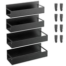 Magnetic Spice Rack with 8 Removable Hooks for Kitchen by LJGDeals