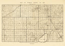 Vintage Map of Hamlin County, South Dakota 1897