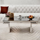 American Vintage Industrial Coffee Table, Double Tier Design by HouseOfZazla