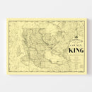 Vintage Map of King County, Washington 1894