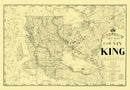 Vintage Map of King County, Washington 1894