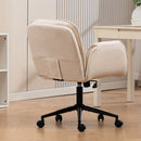 Criss Cross Swivel Desk Chair With Adjustable Armrests & Wheels For Home Office by HouseOfZazla