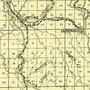 Vintage Map of Pierce County, Washington 1890