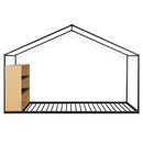 Bed House Frame With Shelves And Lights by Unique Piece Furniture