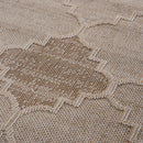 Guros - 8' X 10' Trellis Indoor / Outdoor Area Rug - Cream
