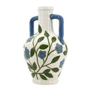 Floral Amphora Ceramic Vase