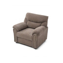 Hamilton - Chair With Hand Applied Nailhead Trim And Pillow Top Arm Cushions by HouseOfZazla