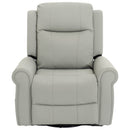 Manual Recliner Chair with 270° Swivel, Massage & Heating