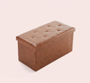 30/43" Folding Storage Ottoman Bench Heavy Duty Padded Seat Multi Size - Color by 2Dropme