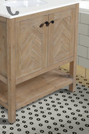 Savannah 30" Bathroom Vanity Weathered Fir