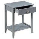 Wooden Nightstand End Table Storage Display by DirectDeals