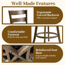 30.5 Inch Swivel Barstools with Backrest & Upholstered Seat by LJGDeals