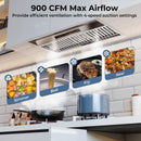 30 Inch Under Cabinet Range Hood with 4 Fan Speeds and Baffles Filters-Silver by LJGDeals