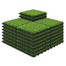 30 PCS Interlocking Artificial Grass Tiles by LJGDeals