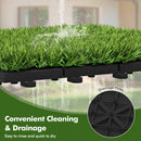 30 PCS Interlocking Artificial Grass Tiles by DirectDeals
