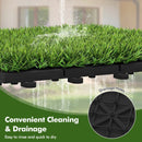 30 PCS Interlocking Artificial Grass Tiles by LJGDeals