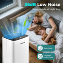 30 Pints 1500 Sq. ft Portable Dehumidifier For Medium To Large Spaces by LJGDeals