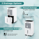 30 Pints 1500 Sq. ft Portable Dehumidifier For Medium To Large Spaces by LJGDeals