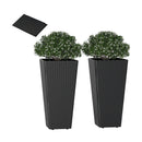 Set of 2 30 Inch Tall Flower Pot with Open-ended Base by LJGDeals