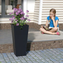 Set of 2 30 Inch Tall Flower Pot with Open-ended Base by LJGDeals