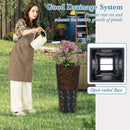 Set of 2 30 Inch Tall Flower Pot with Open-ended Base by LJGDeals