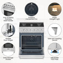 30 Inches 120V Natural Gas Range with 5 Burners Cooktop by LJGDeals